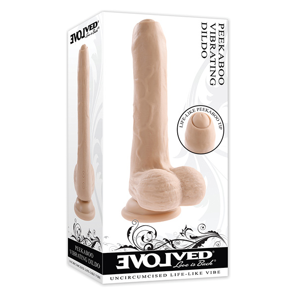 Evolved Peek A Boo Vibrating Dildo -