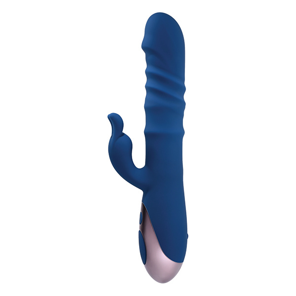 Evolved The Ringer Rechargeable Thrusting Rabbit - Blue - Image 3