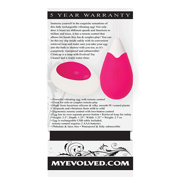 Evolved Remote Control Egg - Pink - Image 5