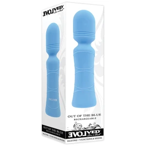 Evolved Out of The Blue Vibrating Mini Wand - Blue