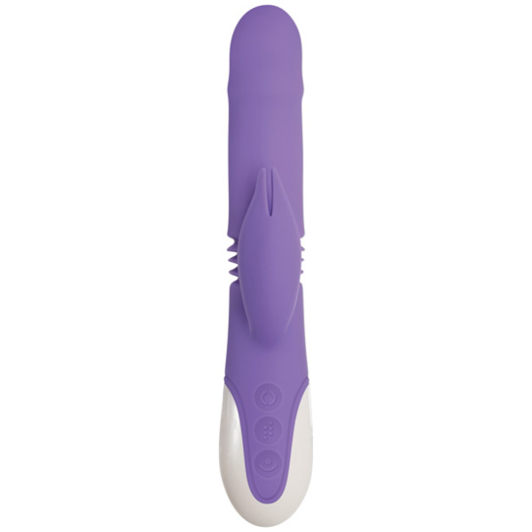 Evolved Thick & Thrust Bunny Dual Stim Rechargeable - Purple - Image 2