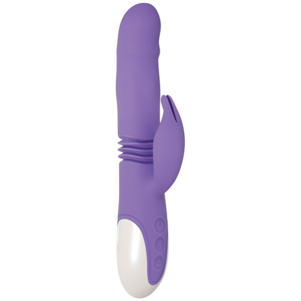 Evolved Thick & Thrust Bunny Dual Stim Rechargeable - Purple - Image 3