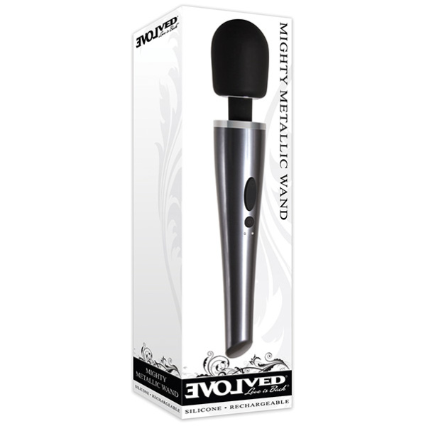 Evolved Mighty Metallic Wand - Gray-Black