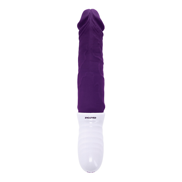 Evolved Plum Thrust Realistic Shaft Vibrator - Purple - Image 5