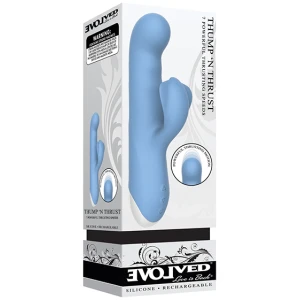 Evolved Thump N Thrust Rechargeable Dual Stim - Blue