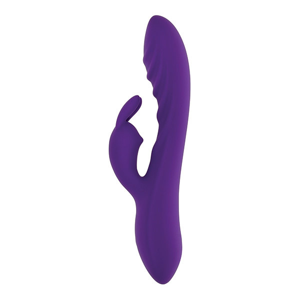 Evolved Wavy Rabbit Vibrator - Purple - Image 2