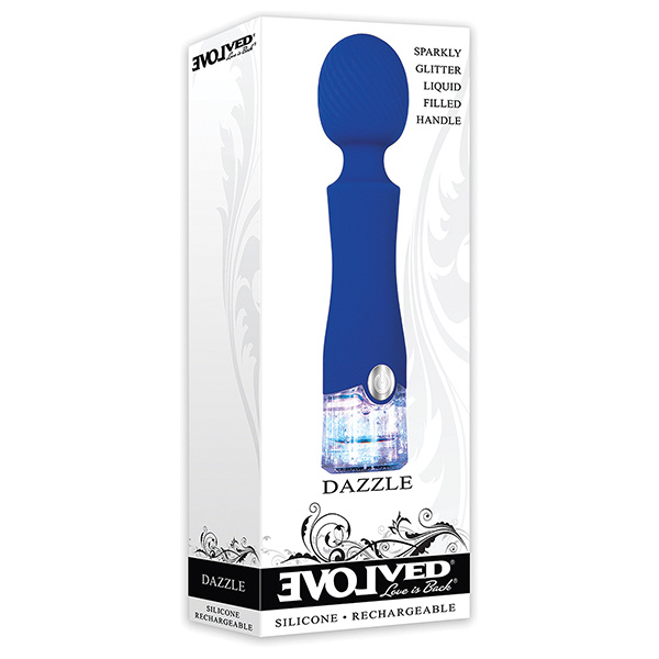 Evolved Dazzle Rechargeable Wand - Blue