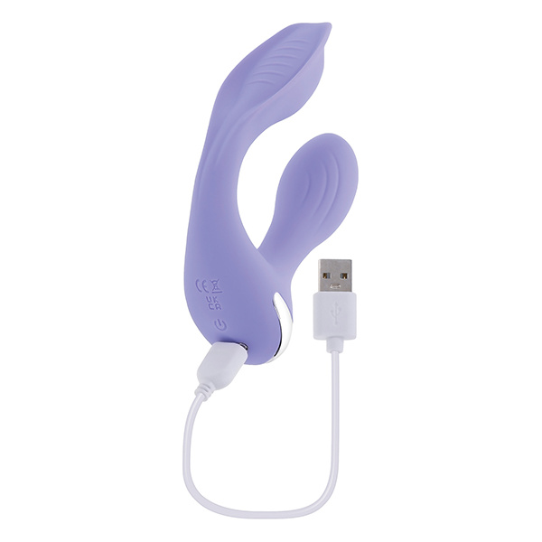 Evolved Every Way Play Remote Controlled Rabbit Vibrator - Lilac - Image 4