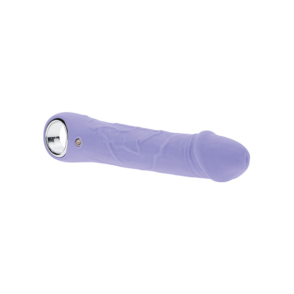 Evolved Purple Fantasy Realistic Vibrator - Purple - Image 5