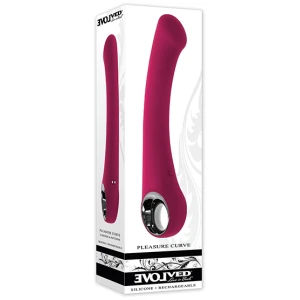 Evolved Pleasure Curve G-Spot Vibrator - Burgundy
