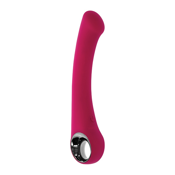 Evolved Pleasure Curve G-Spot Vibrator - Burgundy - Image 5