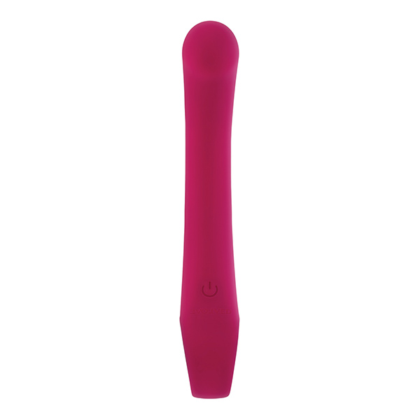 Evolved Pleasure Curve G-Spot Vibrator - Burgundy - Image 4