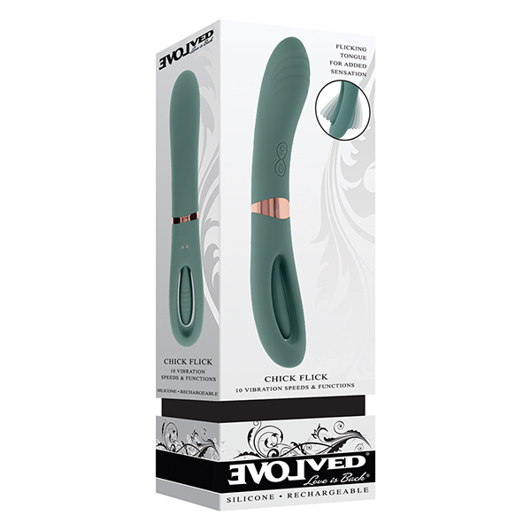 Evolved Chick Flick G-Spot Vibrator - Teal