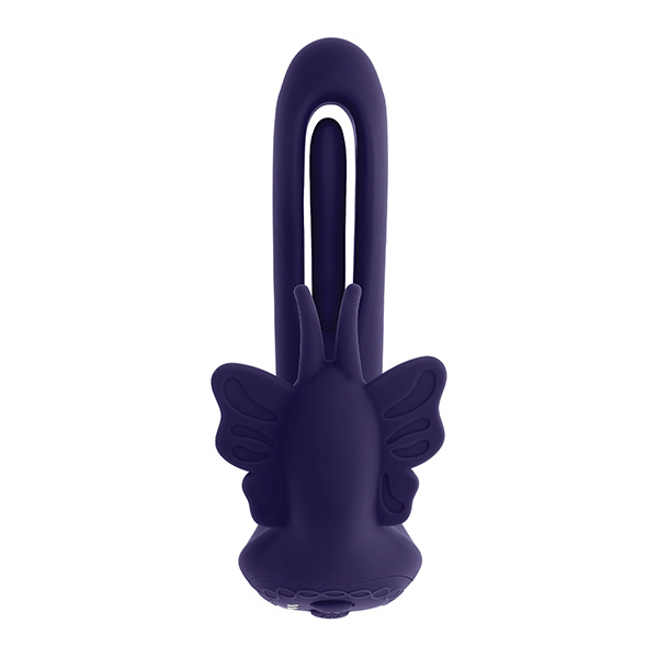 Evolved Lord of the Wings Flapping & Vibrating Stimulator - Purple - Image 4