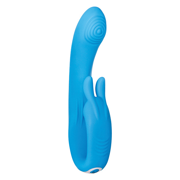 Evolved Sea Breeze Bunny Rechargeable Dual Stim - Blue - Image 5