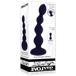 Purple Pleasure Orbit Remote Controlled Anal Vibe - Purple