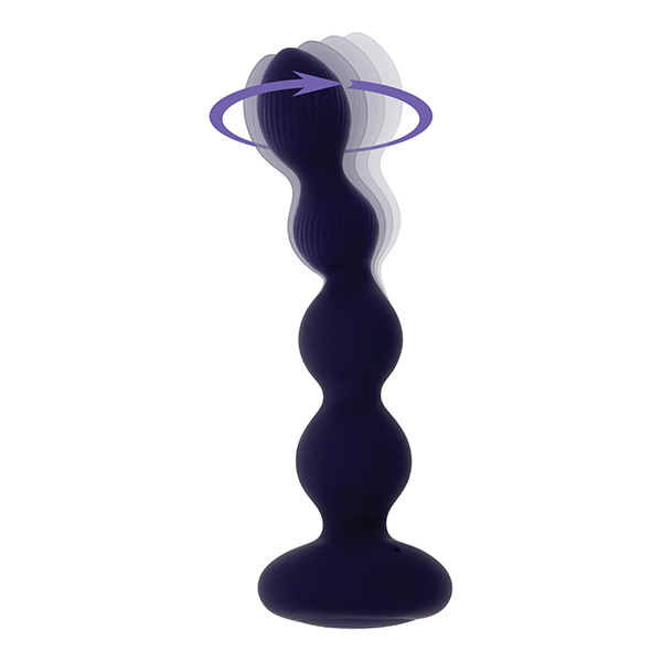 Purple Pleasure Orbit Remote Controlled Anal Vibe - Purple - Image 2