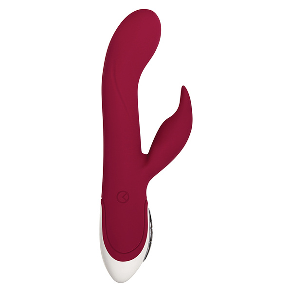 Evolved Inflatable Bunny Dual Stim Rechargeable - Burgundy - Image 5