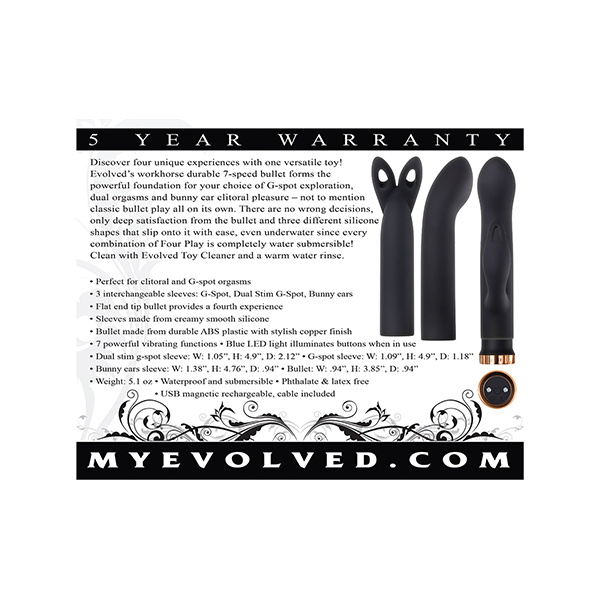 Evolved Four Play Kit - Black-Rose Gold - Image 5
