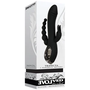 Evolved Trifecta Triple Stim Rechargeable - Black