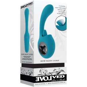 Evolved How Many Licks G-Spot Vibrator - Teal