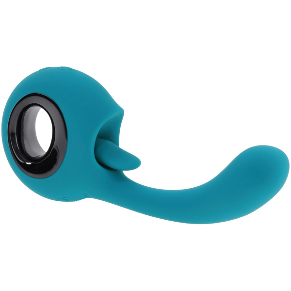 Evolved How Many Licks G-Spot Vibrator - Teal - Image 4