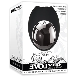 Evolved Lickity Slit Oral Massager - Black