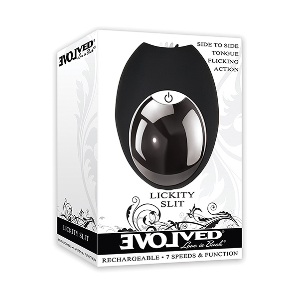 Evolved Lickity Slit Oral Massager - Black