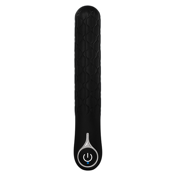 Evolved Quilted Love Rechargeable Vibrator - Black - Image 2