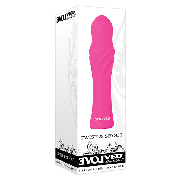 Evolved Twist & Shout Rechargeable Bullet - Pink