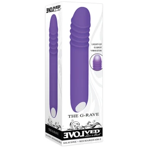 Evolved The G-Rave Light Up Vibrator - Purple