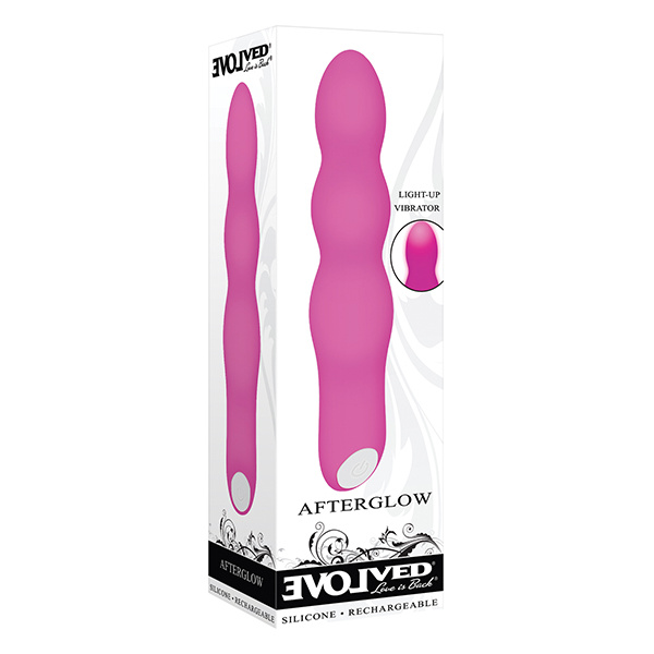 Evolved Afterglow Light Up Vibrator - Pink