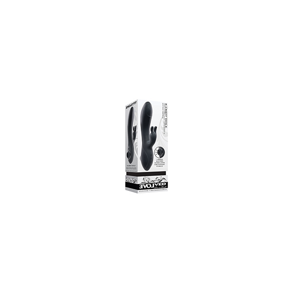 Evolved Rabbit Hole Triple Stimulation Vibrator - Black