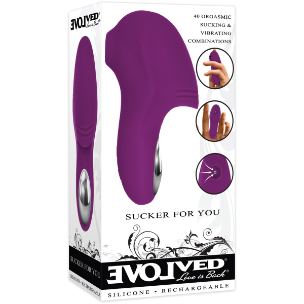 Evolved Sucker For You Finger Vibe - Purple