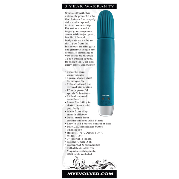 Evolved Super Slim Wand - Teal - Image 3