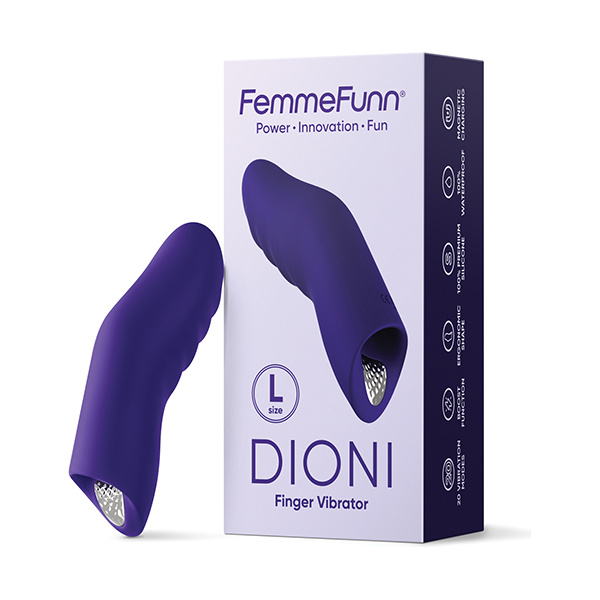 Femme Funn Dioni Wearable Finger Vibe - Dark Purple