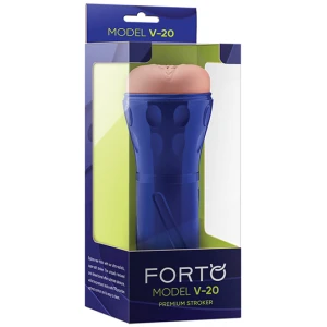 Forto Model V-20 Hard-Side Vagina Masturbator - Light