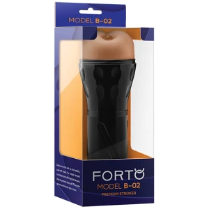 Forto Model B-02 Hard-Skin Ass Masturbator - Tan