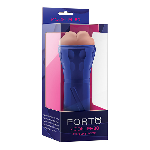 Forto Model M-80 Hard-Side Mouth Masturbator - Light