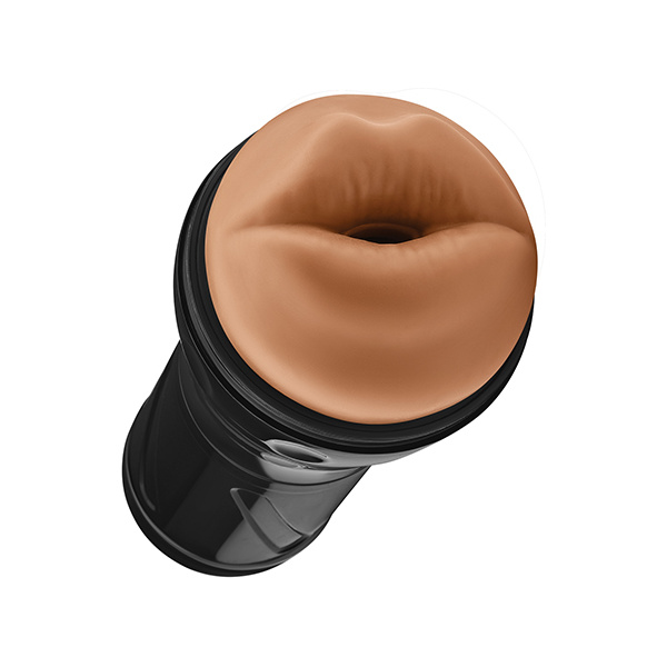 Forto Model M-80 Hard-Side Mouth Masturbator - Tan - Image 2