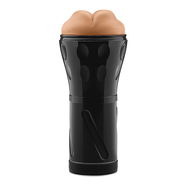 Forto Model M-80 Hard-Side Mouth Masturbator - Tan - Image 3