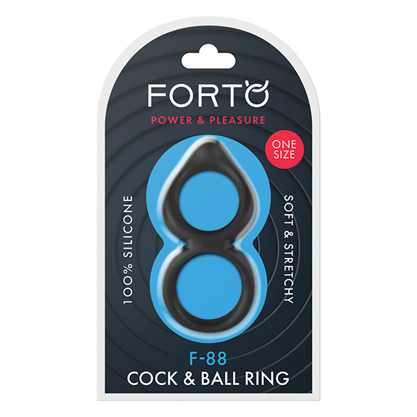 Forto F-88 Double Ring Liquid Silicone Cock Ring