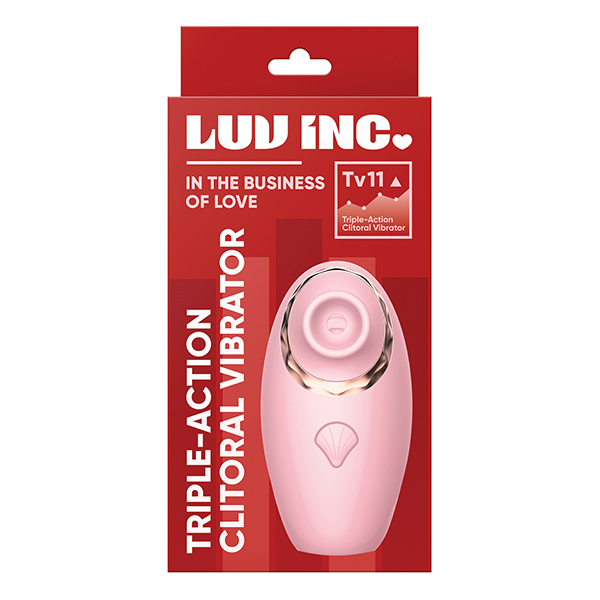 Luv Inc. Triple - Action Clitoral Vibrator