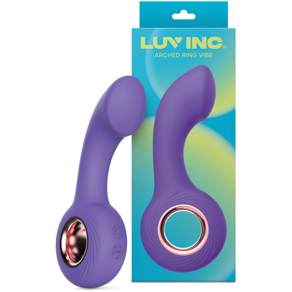 Luv Inc. Arched Ring Vibrator - Purple