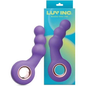 Luv Inc. Beaded Ring Vibrator - Purple