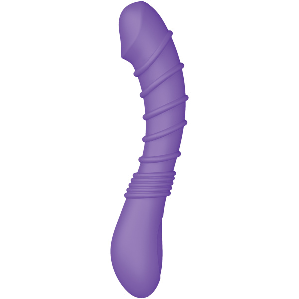 Luv Inc. Ribbed G-Spot Vibrator - Purple - Image 2