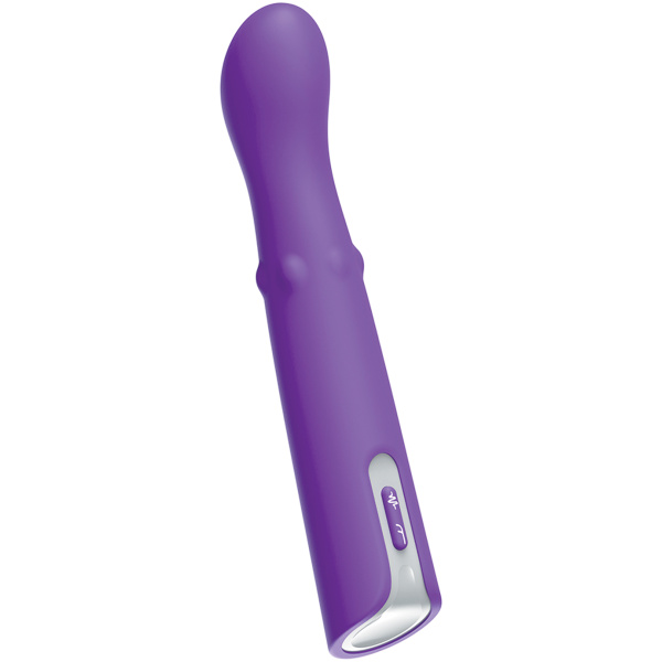 Luv Inc. G-Spot Vibrator w-Moving Beads - Purple - Image 4