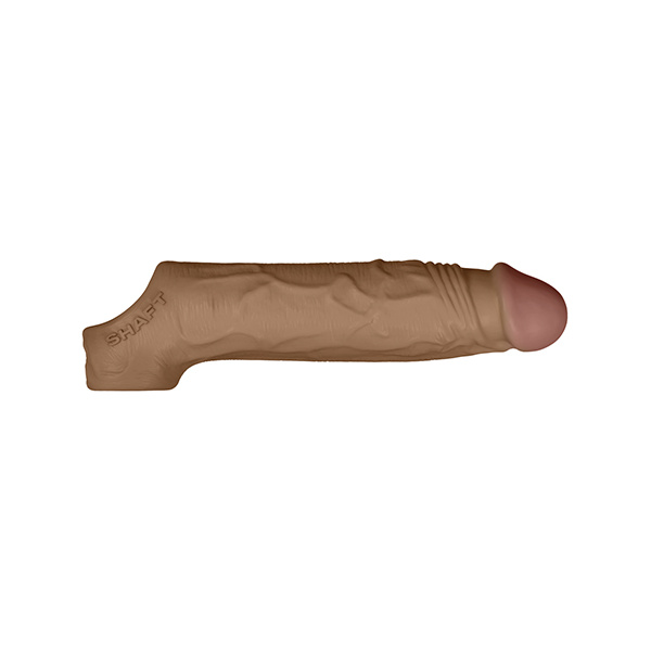 Shaft Model F Flexskin Liquid Silicone 7.8" Sheath - Oak - Image 3