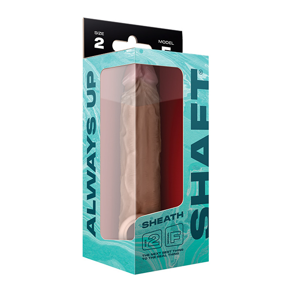 Shaft Model F Flexskin Liquid Silicone 8.8" Sheath - Pine - Image 3