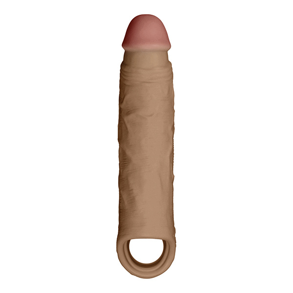 Shaft Model F Flexskin Liquid Silicone 8.8" Sheath - Oak - Image 5